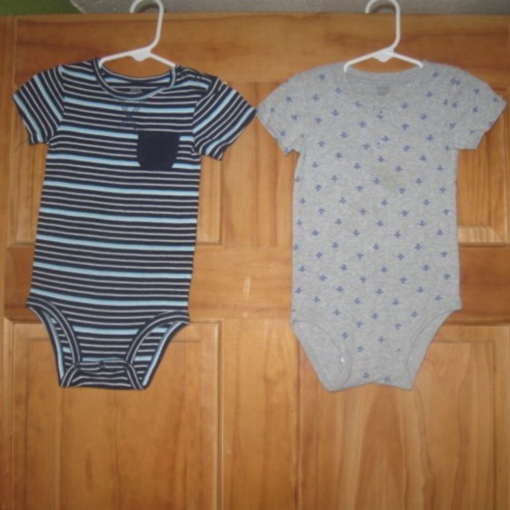 5/$20 Boys Carter's Short Sleeve Bodysuit Bundle